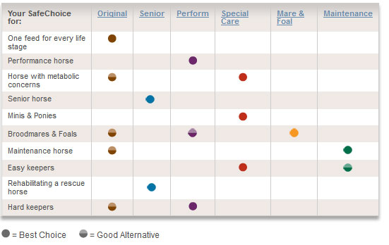 Purina Horse Feed Comparison Chart A Visual Reference Of Charts 