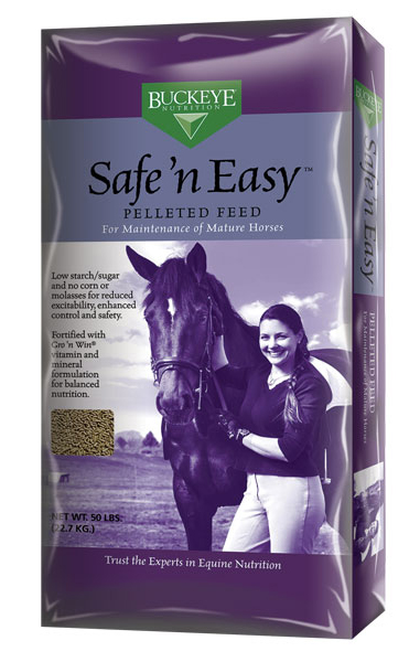 BUCKEYE Safe 'n Easy Pelleted Horse Feed BUCKEYE Safe 'n Easy Pelleted Horse Feed