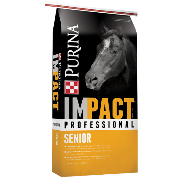 Purina IMPACT Professional Senior horse feed - North Fulton Feed & Seed Purina IMPACT Professional Senior horse feed - North Fulton Feed & Seed